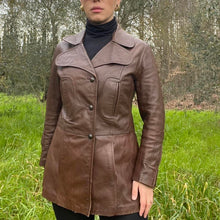 Load image into Gallery viewer, Vintage leather jacket