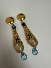Load image into Gallery viewer, Orecchini vintage “Midnight dream”
