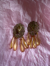 Carica l'immagine nel visualizzatore di Gallery, Orecchini vintage “ salt &amp; gold “
