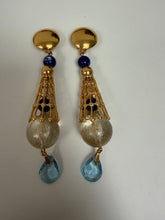 Load image into Gallery viewer, Orecchini vintage “Midnight dream”
